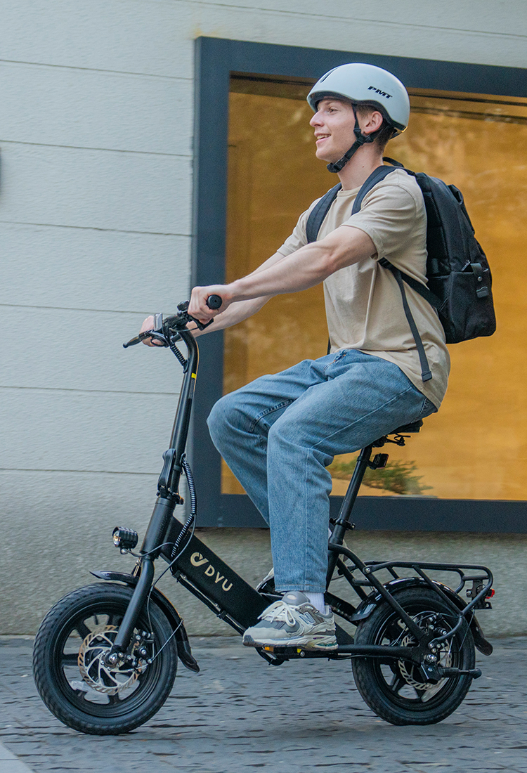 Trottinette électrique MOSE M1 – Noir, Pliante, Fatbike, 350W, 40-50km Autonomie