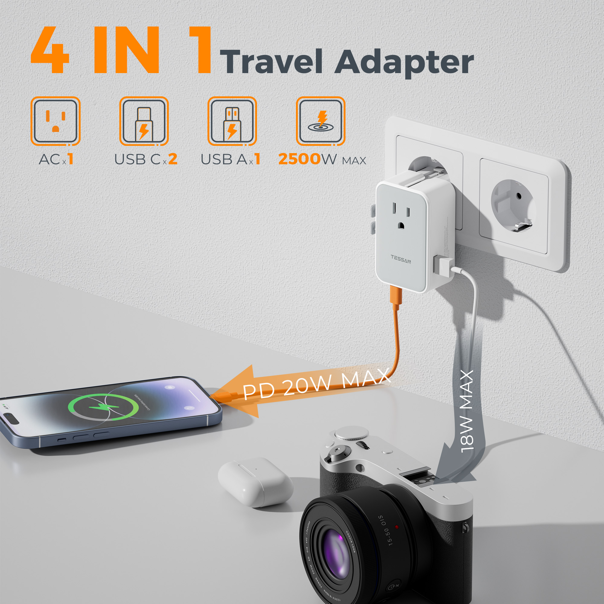 US Travel Adapter